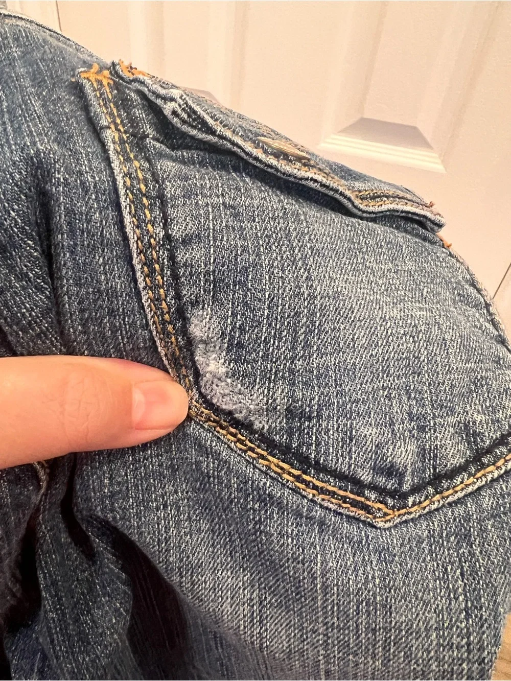 Tommy Hilfiger Denim Mini Skirt Medium Wash Classic 5-Pocket Jean Skirt Size 6